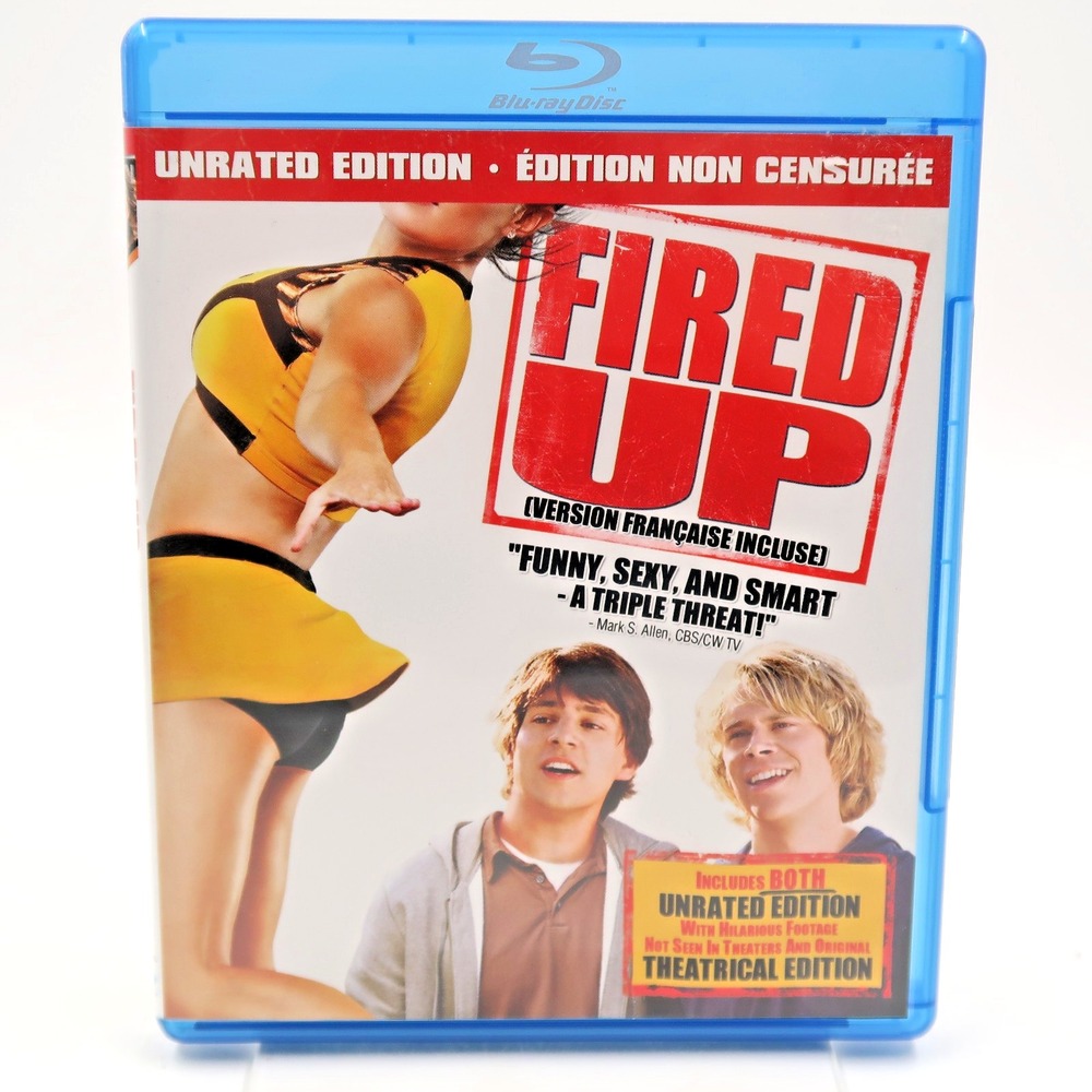 Fired Up Blu-ray 2009 Unrated Edition Sony Pictures Movie Comedy Teen Satire